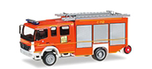 (HO) メルセデスベンツ アテゴ HLF 20 ハンブルグ消防署 (鉄道模型)