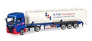(HO) MAN TGX XXL サイロ セミトレーラー `NTM` (鉄道模型)