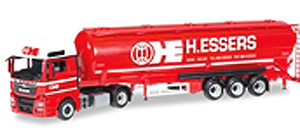 (HO) MAN TGX Euro 6 サイロ セミトレーラー `Essers Group` (鉄道模型)