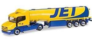 (HO) スカニア Hauber 燃料タンク セミトレーラー `Jet` (鉄道模型)