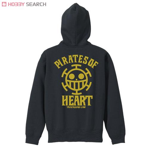 One Piece Pirates of Heart Vintage Style Zip Parka Black L (Anime Toy) 商品画像1
