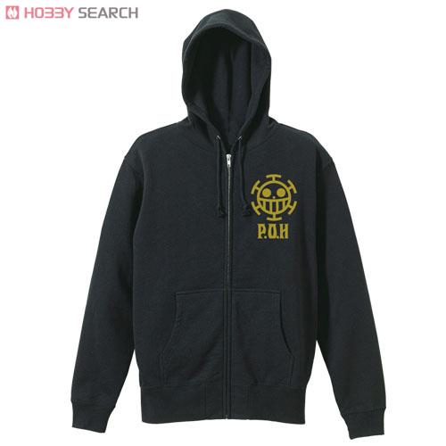 One Piece Pirates of Heart Vintage Style Zip Parka Black L (Anime Toy) 商品画像2