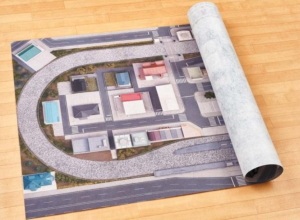 Panoramic Mat (Town) (Model Train)