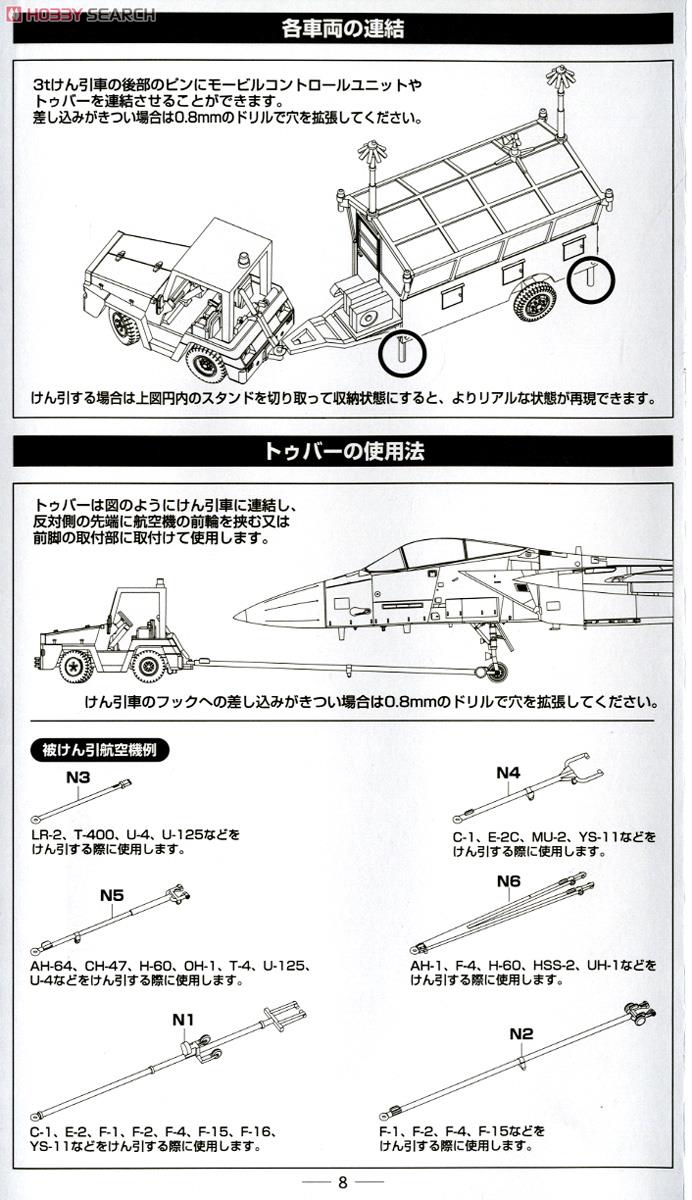 航空装備品3 空自 牽引車セット (プラモデル) 設計図5