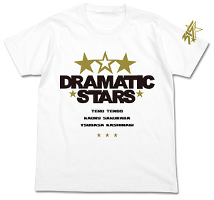 アイドルマスター SideM DRAMATICSTARS Tシャツ WHITE L (キャラクターグッズ)