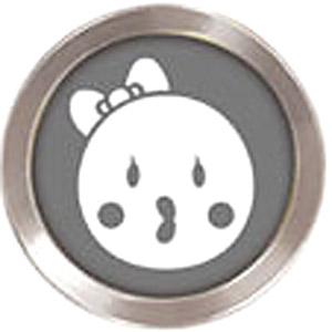 Aluminum Button Seal Fingerprint Authentication Support Love Live! 03 Minami Kotori ASS (Anime Toy)