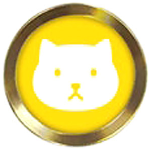 Aluminum Button Seal Fingerprint Authentication Support Love Live! 05 Hoshizora Rin (Anime Toy)