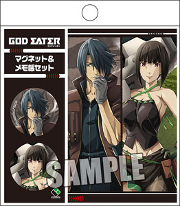 [God Eater] Magnet & Notepad Set [Lindow & Sakuya] (Anime Toy)
