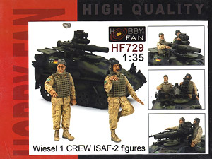 Wiesel 1 Crew ISAF (2 Figures) (Plastic model)