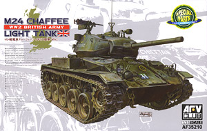 M24 Chaffee Light Tank WW2 British Army (Plastic model)