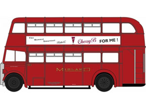 (OO) Leyland Titan PD2_12 2階建てバス ミッドランドレッド (鉄道模型)
