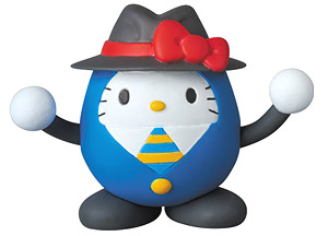 UDF No.271 DORAEMON meets HELLO KITTY ころばし屋 HELLO KITTY 1 (赤リボン) (完成品)