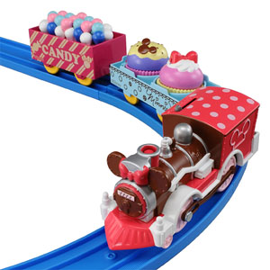 Disney Dream Railway Minnie Mouse Sweets Locomotive (3-Car Set) (Plarail)