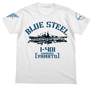 Arpeggio of Blue Steel -Ars Nova- Cadenza I-401 (Combined;Yamato) T-shirt White XL (Anime Toy)