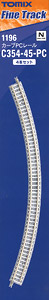 Fine Track Curved PC Tracks C354-45-PC (F) (Set of 4) (Model Train)