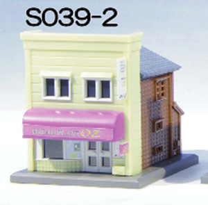 (Z) Z-Fookey Store A Beige/Purple (Pre-colored Completed) (Model Train)