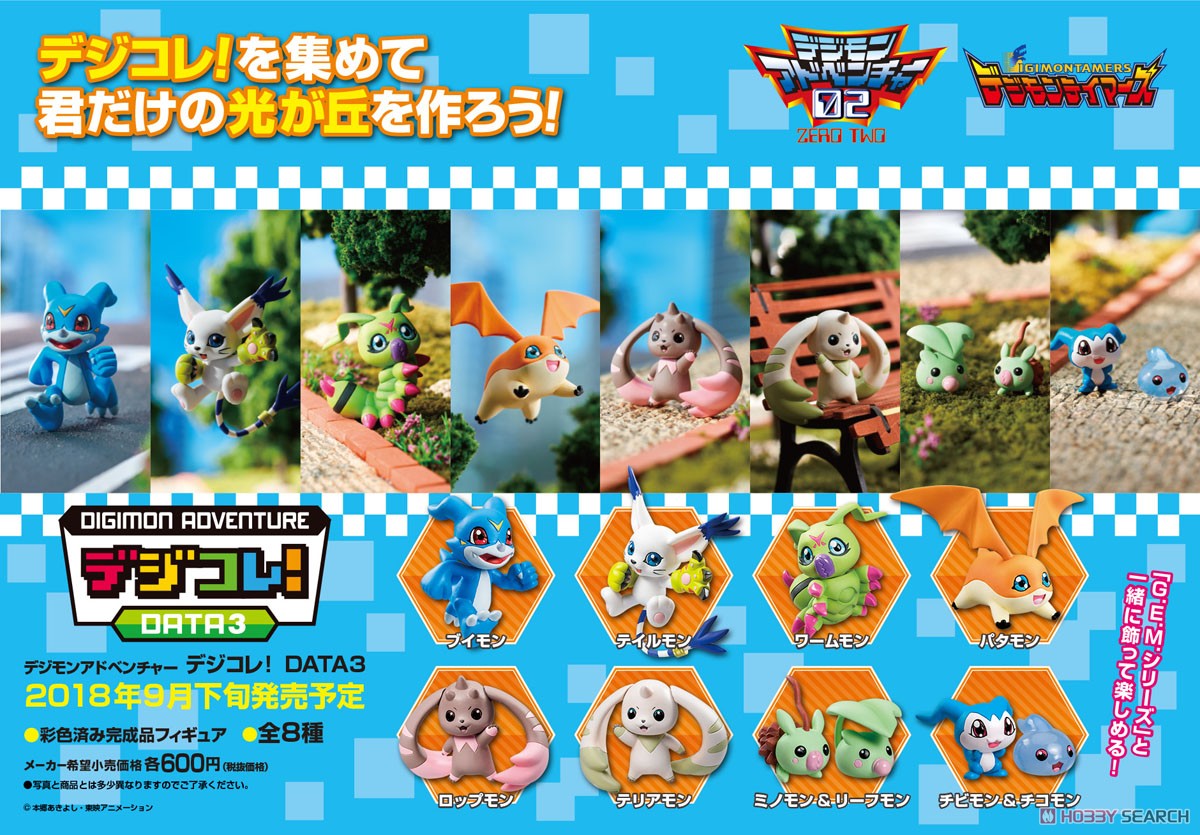 Digimon Adventure Digicolle! Data 3 (Set of 8) (Character Toy) Item picture9