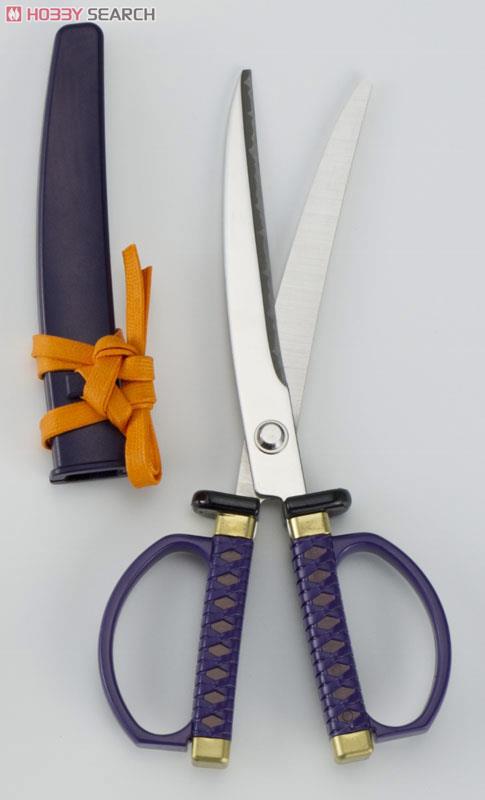 Japanese Sword Scissors Purple (with Over Table) (Hobby Tool) Item picture1