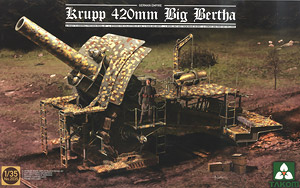 WWI Imperial German Arm Krupp 420mm Big Bertha (Plastic model)