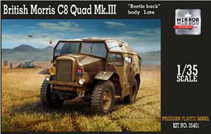 British Morris C8 Quad Mk.III `Beetle Back` Body Late (First Limited Edition w/CD) (Plastic model)