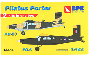 Pilatus Porter PC-6 & AU-23 set.2 (Set of 2) (Plastic model)