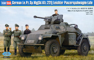 ドイツ Sd.Kfz.221軽装甲車 後期型 (プラモデル)