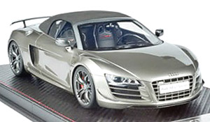 アウディ R8 GT スパイダー (アイアングレー) (ミニカー)