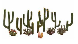 TR3600 (N/HO/O) Cactus Plants (13pcs.) (Model Train)