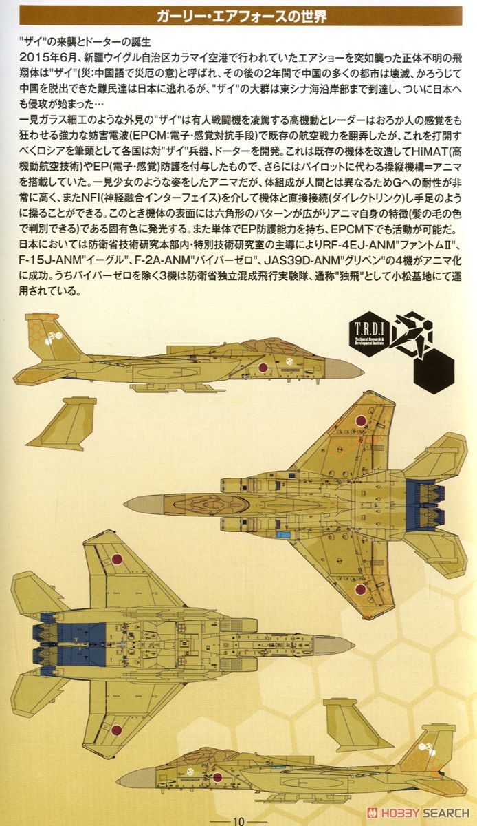 技GAF01 F-15J イーグル (プラモデル) 解説1