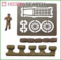 Two-wheeled Cart (with Doll & Luggage) (Unassembled Kit) (Model Train) 商品画像2
