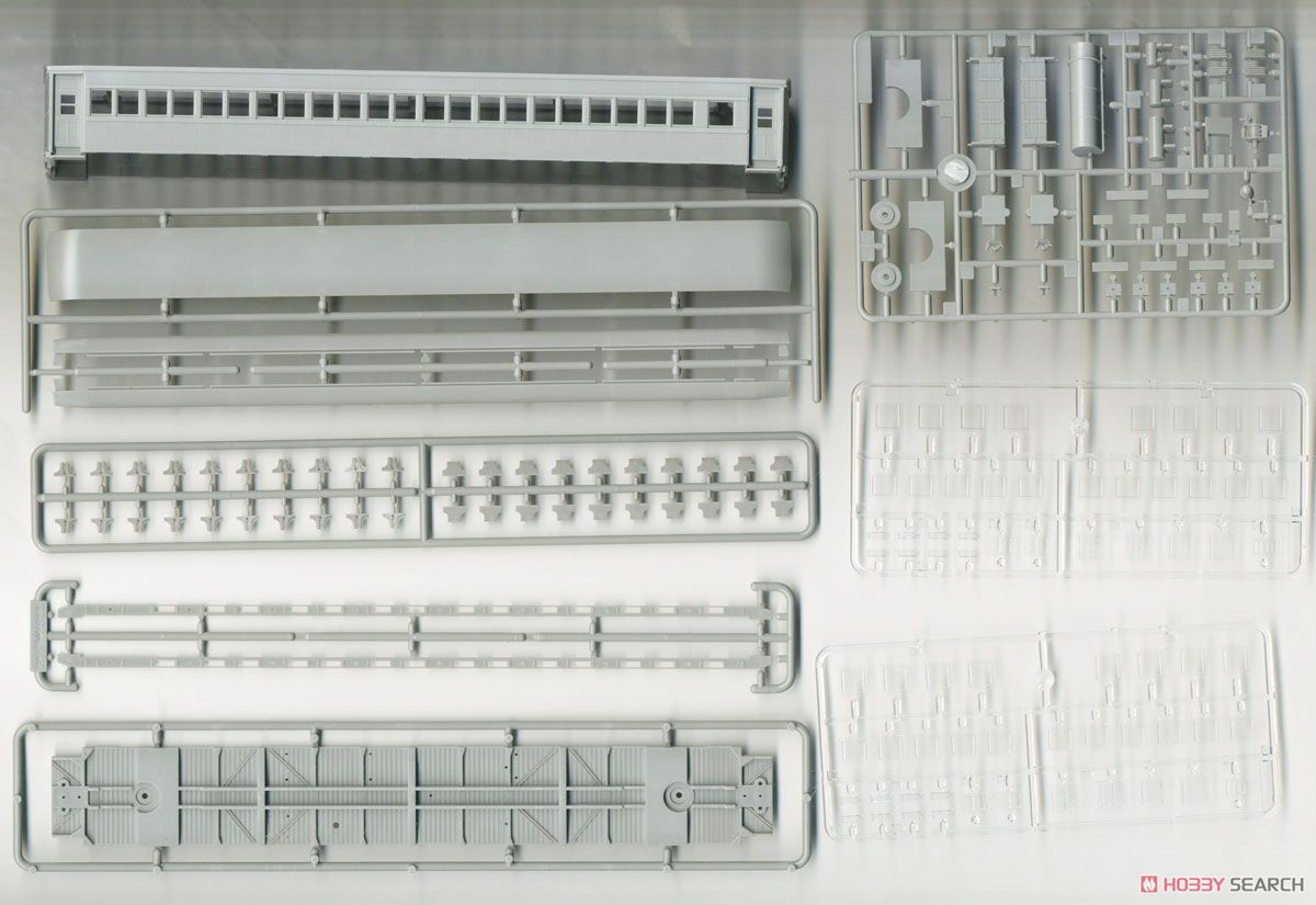 16番(HO) スハ32600 (スハ32形) プラ製ベースキット (組み立てキット) (鉄道模型) 中身1