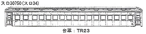 1/80(HO) SURO30750 (Type SURO34) Plastic Base Kit (Unassembled Kit) (Model Train)