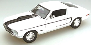 マイスト スペシャルエディション 1968 フォード マスタングGTコブラ ホワイト (ミニカー)