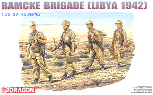 WWII German Army Ramcke Brigade Libya 1942 (Plastic model)