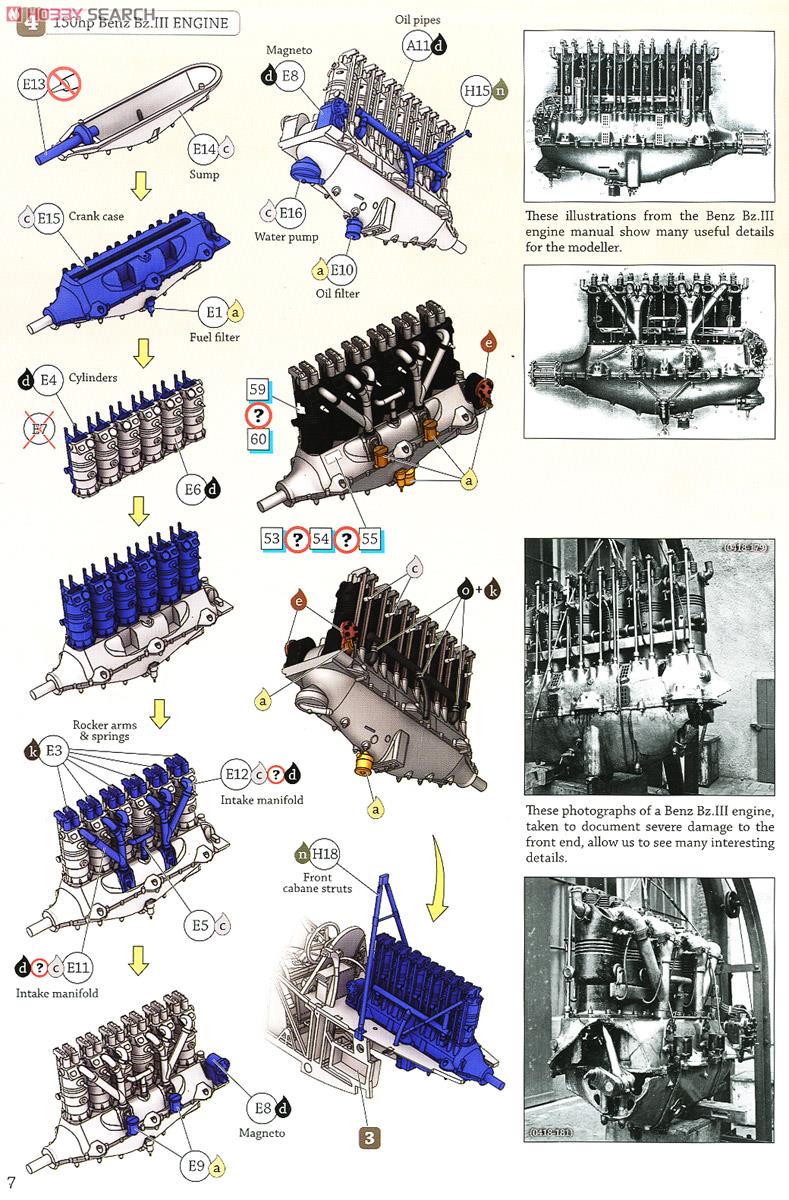 Hansa-Brandenburg W.12 Early (Plastic model) Assembly guide4