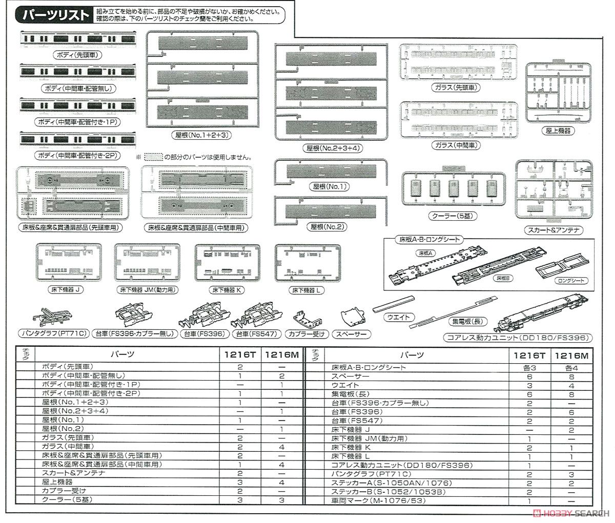 京成 3400形 シングルアームパンタグラフ車 4輛編成トータルセット (動力付き) (基本・4両・塗装済みキット) (鉄道模型) 設計図4