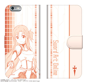 「ソードアート・オンラインII」 ダイアリースマホケース for iPhone6Plus/6sPlus 02 アスナ (キャラクターグッズ)