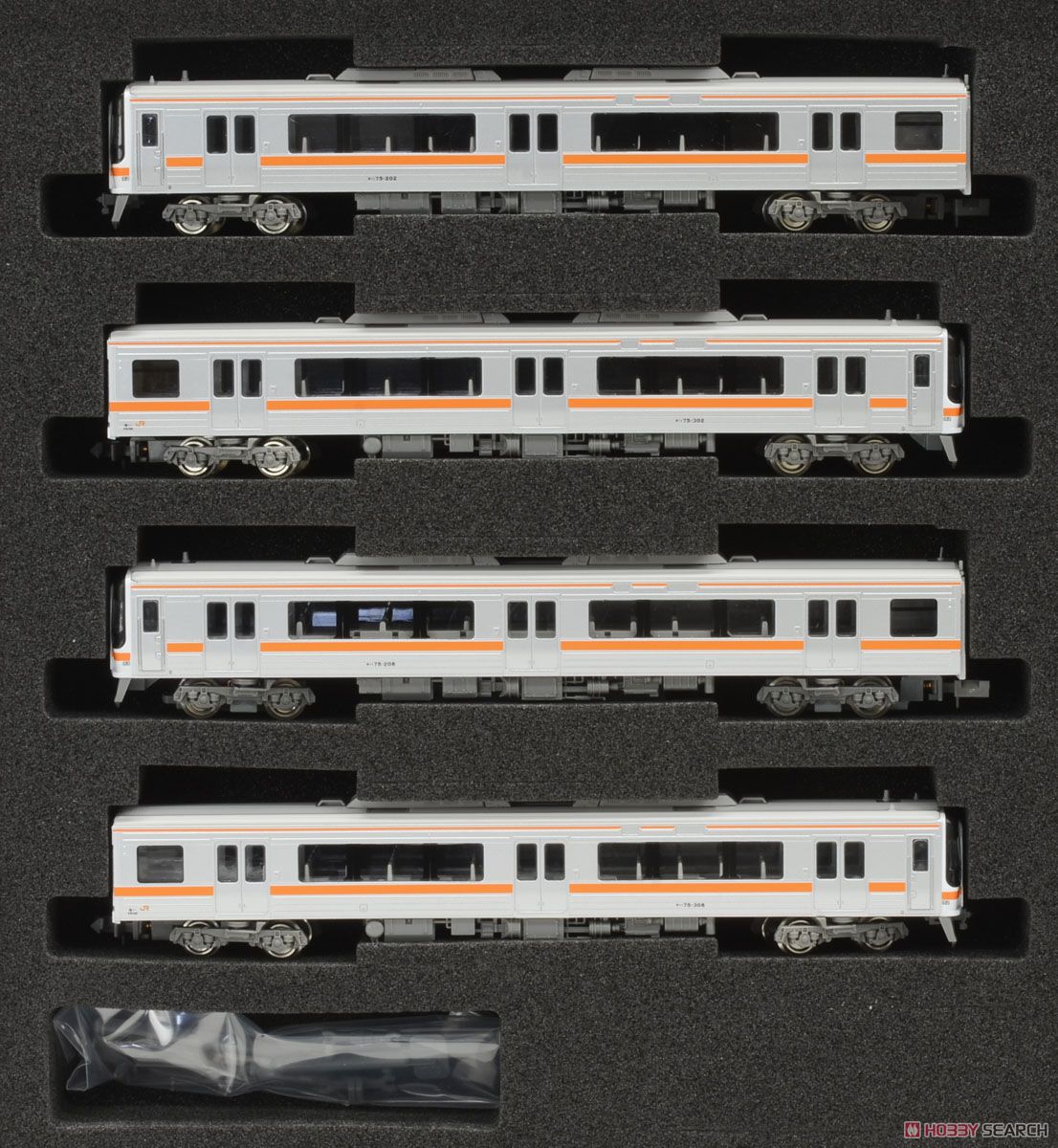 JR キハ75形 2次車 快速「みえ」 4輛編成セット (動力付き) (4両セット) (塗装済み完成品) (鉄道模型) 商品画像1