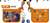 Splatoon RF Wallet Orange SPT-081 (Anime Toy) Item picture1