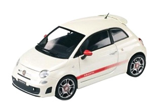 Abarth 500 White (Diecast Car)