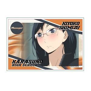 Haikyu!! Square Can Badge Kiyoko Shimizu (Anime Toy)