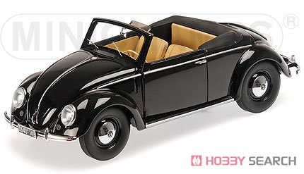 フォルクスワーゲン 1200 カブリオレ HEBMULLER 1949 ブラック (ミニカー) 商品画像1