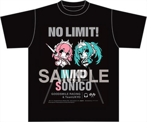 Racing Miku x Super Sonico T-Shirt (Anime Toy)