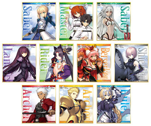 Fate/Grand Order ミニ色紙コレクション 10個セット (キャラクターグッズ)