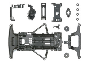 カーボン強化 スーパーFMシャーシセット (ミニ四駆)