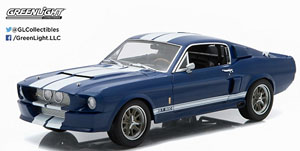 1967 Shelby GT-500 - Blue with White Stripes (Shelby Hood) (ミニカー)
