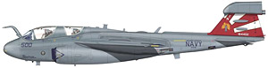 EA-6B プラウラー `VAQ-136 ガントレッツ` (完成品飛行機)