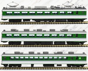 16番(HO) JR 489系 特急電車 (あさま) 増結セットM (増結・3両セット) (鉄道模型)
