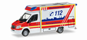 (HO) Mercedes-Benz Sprinter Fire Fighting Vehicle Salzgitter Fire Department (Model Train)