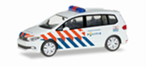 (HO) Volkswagen Touran Police Vehicle Groningen Police (Model Train)